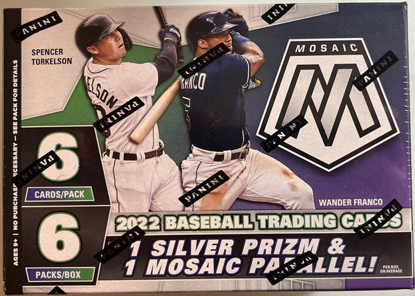 2022 Panini Mosaic Baseball Blaster Box Factory Sealed