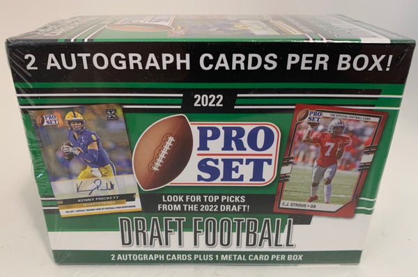 2022 Pro Set Draft Football Blaster Box Factory Sealed