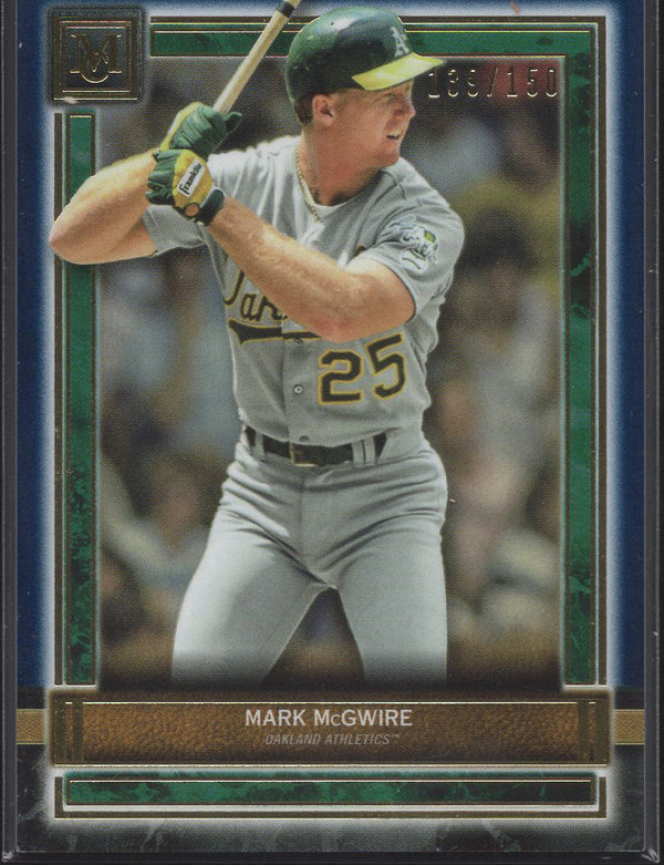 2020 Topps Museum Collection Mark McGwire BLUE SAPPHIRE 139/150