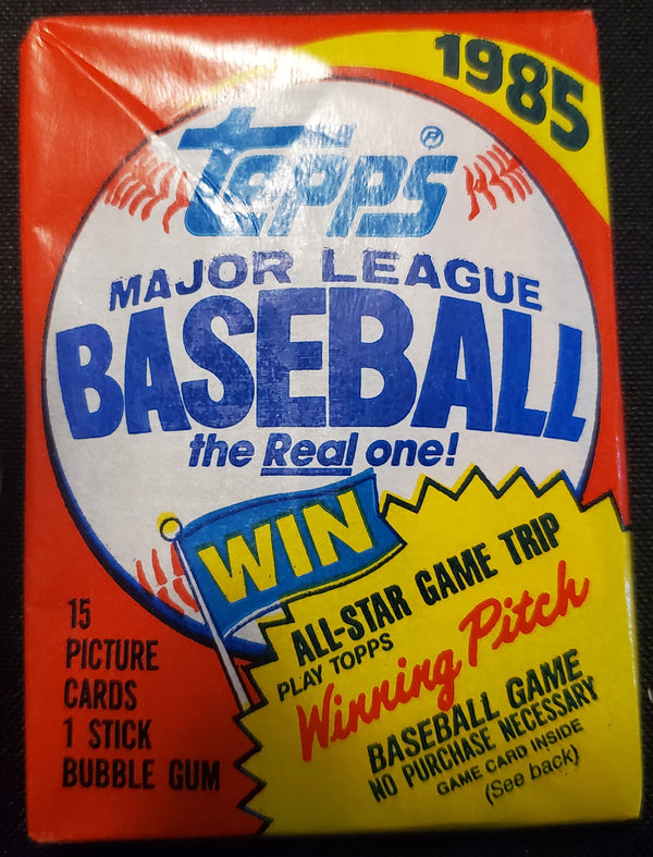 1985 Topps Baseball Wax Pack Sealed McGwire Pucket Clemens Rookie Year