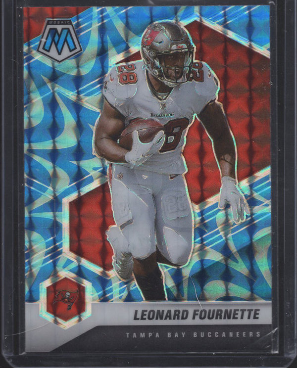 2021 Panini Mosaic Blue Prizm Leonard Fournette #187