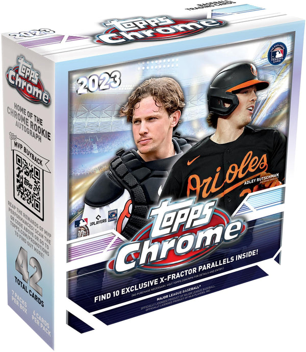 Topps 2023 Chrome Baseball Factory Sealed Monster Box - Baseball Complete Sets